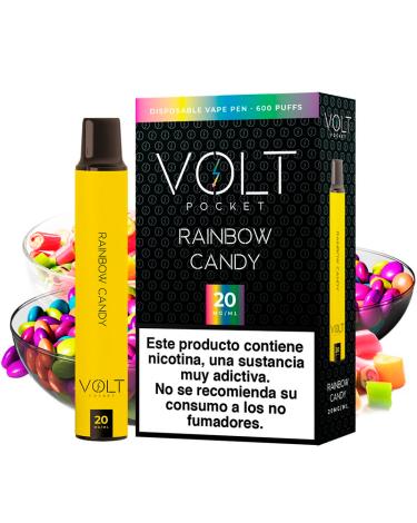 Pod Desechable Rainbow Candy 600puffs 20mg - Volt Pocket