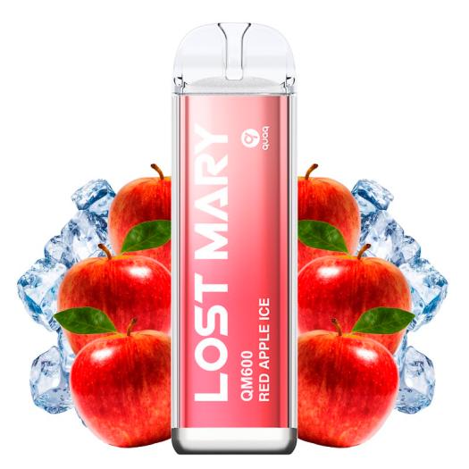 Pod Desechable Red Apple Ice 600puffs - Lost Mary QM600 20mg