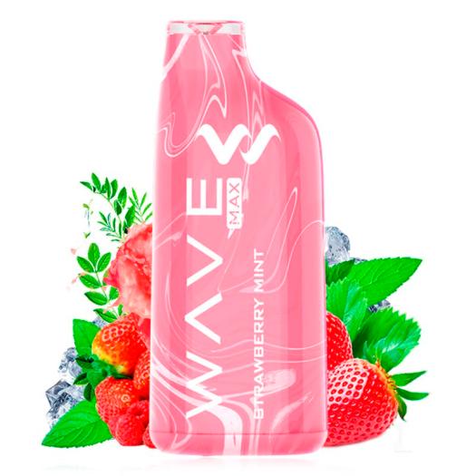 Pod Desechable Strawberry Mint 8000 Puffs - Bud Vape Wave Max
