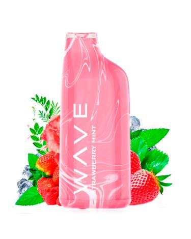 Pod Desechable Strawberry Mint 800puffs 20mg - Bud Vape Wave 800