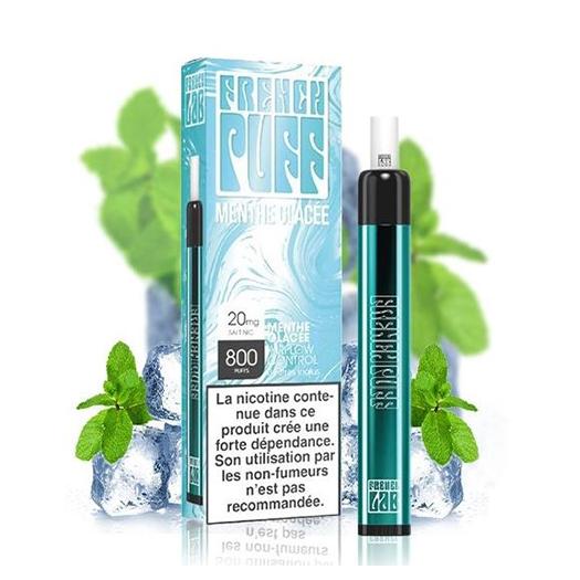 Pod desechable  Menta Glacial 800 caladas - 550 mAh 20mg - French Puff