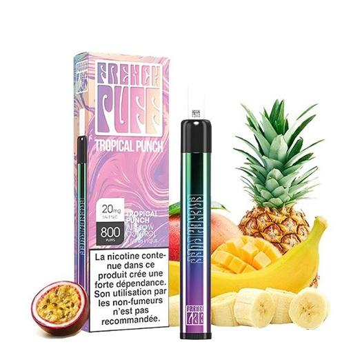 Pod desechable Vape Pen Tropical Punch 800 caladas - 550 mAh 20mg - French Puff