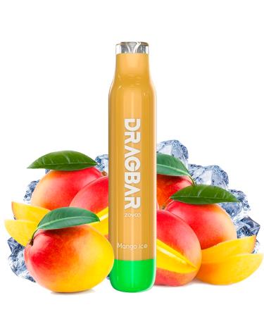 Pod Dragbar MANGO ICE 600 puffs - SIN NICOTINA