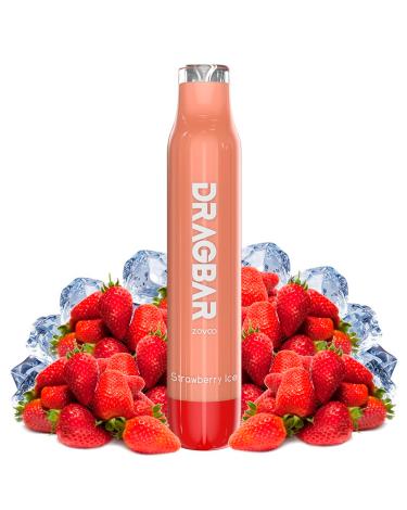 Pod Dragbar STRAWBERRY ICE 600 puffs - SIN NICOTINA