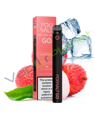 Pod Salt GO LYCHEE ICE Desechable Pod System 500 puff - 20mg