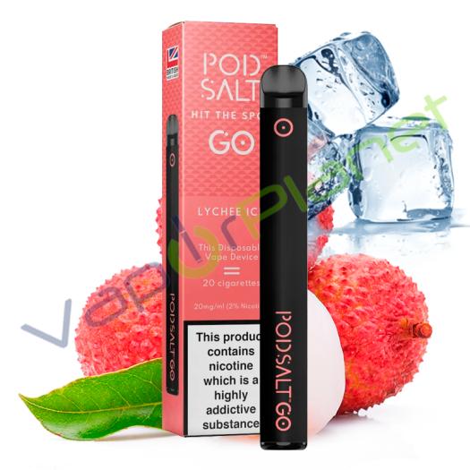 Pod Salt GO LYCHEE ICE Desechable Pod System 500 puff - 20mg