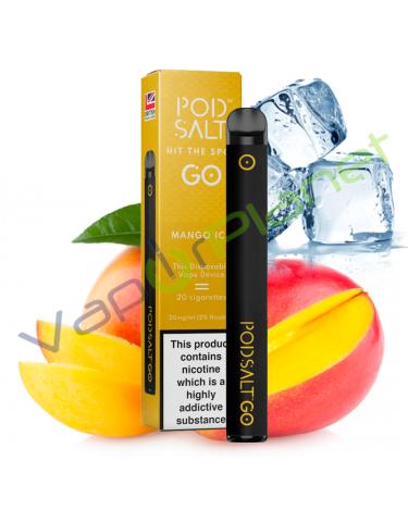 Pod Salt GO MANGO ICE Desechable Pod System 500 puff - 20mg