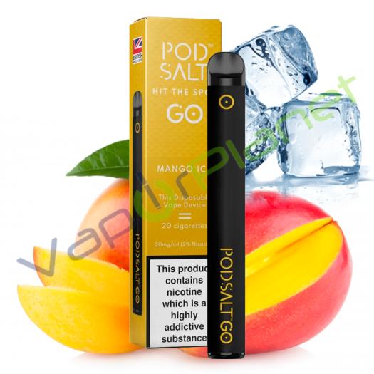Pod Salt GO MANGO ICE Desechable Pod System 500 puff - 20mg