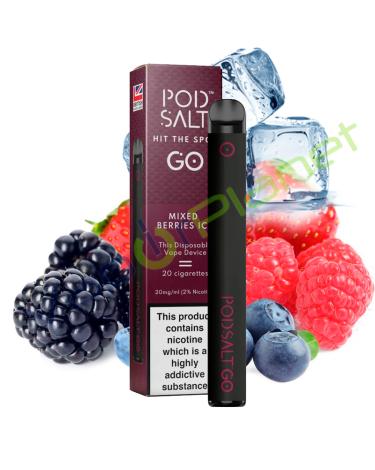Pod Salt GO MIXED BERRIES ICE Desechable Pod System 500 puff - 20mg