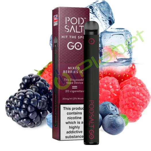 Pod Salt GO MIXED BERRIES ICE Desechable Pod System 500 puff - 20mg