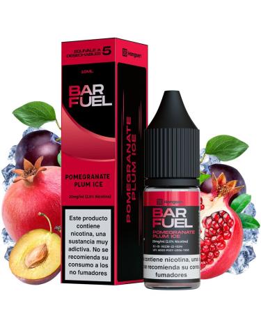 Pomegrenate Plum Ice 10ml 20mg - Bar Fuel by Hangsen - Líquido con SALES DE NICOTINA