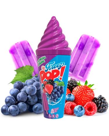 Pop Grape Red Fruits 50ml - Freez Pop + Nicokit Gratis