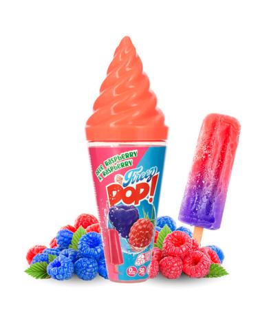 Pop Raspberry Blue Rapsberry 50ml - Freez Pop + Nicokit Gratis