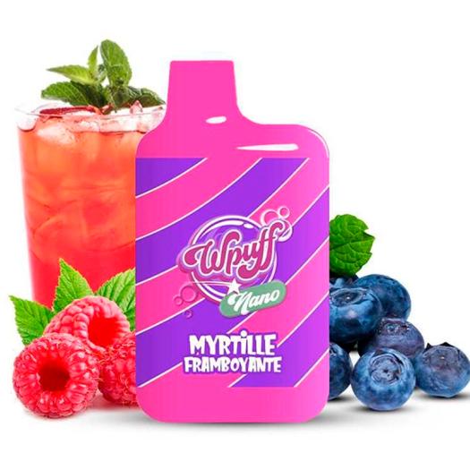 Puff Nano Blueberry Framboyante 18mg - Wpuff by Liquidéo