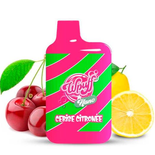 Puff Nano Cherry Lemon 18mg - Wpuff by Liquidéo
