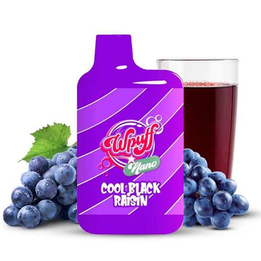 Puff Nano Cool Black Grape 18mg - Wpuff by Liquidéo