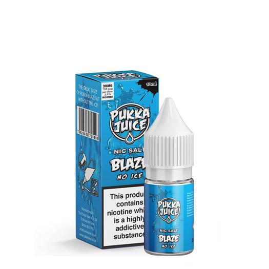PUKKA BLAZE NO ICE - Pukka Juice Salts 10 ml - 10 mg y 20 mg - Líquido con SALES DE NICOTINA