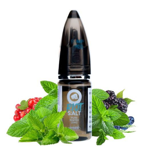 PURE MINTED - Riot Squad Salts 10 ml - 5 mg, 10 mg y 20 mg - Líquido con SALES DE NICOTINA