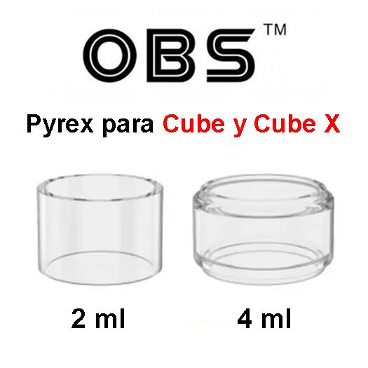 Pyrex / Glass para Cube y Cube X 2 ml y 4 ml – OBS Pyrex