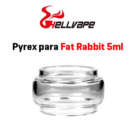 Pyrex / Glass para Fat Rabbit 5 ml – Hellvape Pyrex