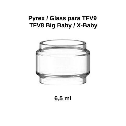 Pyrex / Glass para TFV9 / TFV8 Big Baby / X-Baby 6.5ml – Smok Pyrex