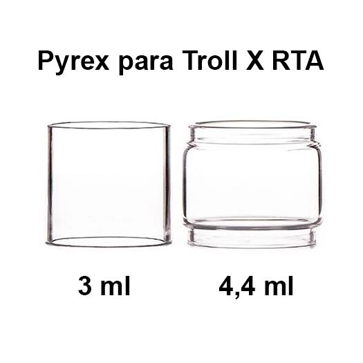 Pyrex para Troll X RTA 3ml/4.4ml - Wotofo Pyrex