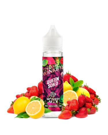 QUEEN SOKO - 12 Monkeys Vapor Co. 50ml + Nicokit Gratis - Líquidos para Vapear