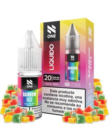 Rainbow Fizz 10ml – Líquido con SALES DE NICOTINA 20mg - N-One