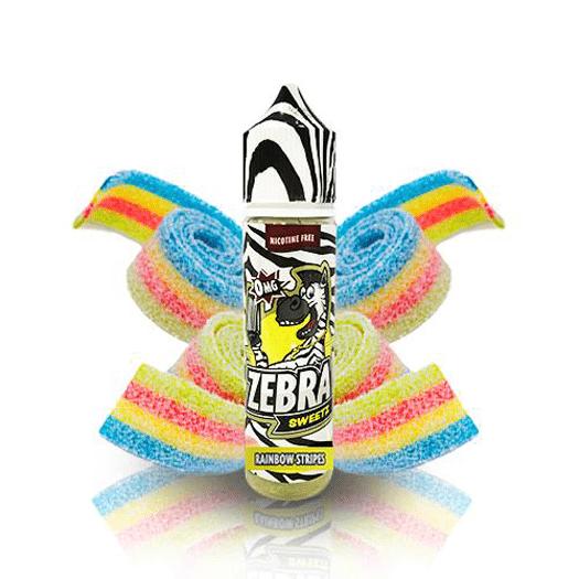 Rainbow Strips - ZEBRA JUICE - 50 ML + 10 ml Nicokit Gratis