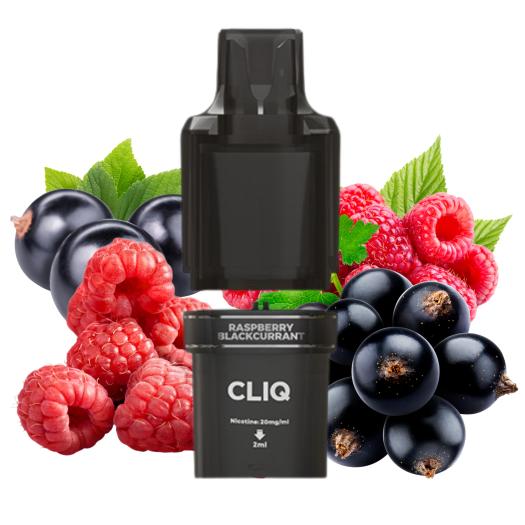 RASPBERRY BLACKCURRANT Cliq 15000 Puff - Cartucho 2+10ml 20mg