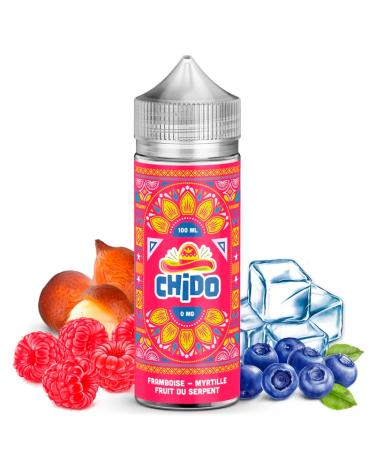 Raspberry Blueberry Serpent Fruit 100ml + Nicokits - Chido