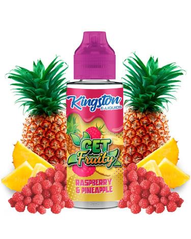 Raspberry & Pineapple – GET FRUITY - Kingston E-liquids 100ml + Nicokits Gratis