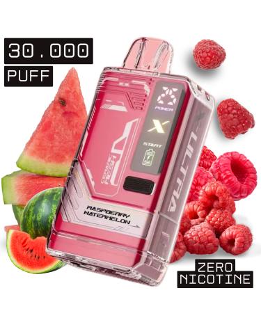 RASPBERRY WATERMELON Desechable GUDBAR X-Ultra 30000 Puff (SIN NICOTINA)