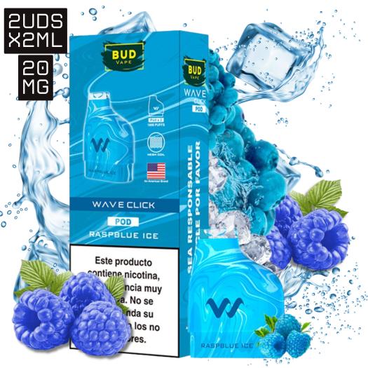 Raspblue Ice Wave Click 2ml x 2uds 20mg | 2 Cartuchos |