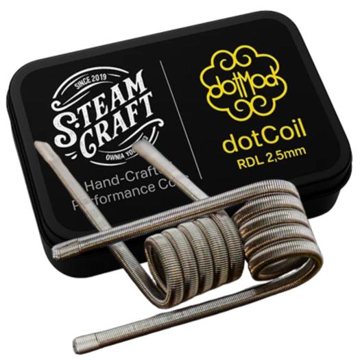 RDL Dual-Core Fused Clapton NI80 0.32Ω (2pcs) - Dotmod x Steam Craft