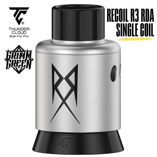 Recoil R3 RDA【Single Coil】Thunder Cloud x Grimm Green