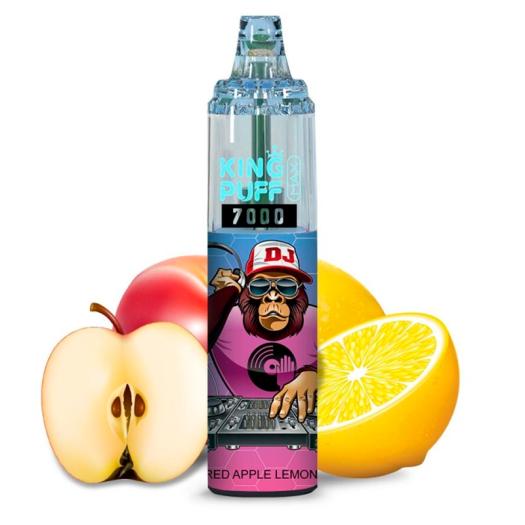 Red Apple Lemon 7000 puffs - KING PUFF v2 - SIN NICOTINA