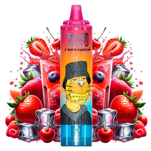 Red Energy Ice - Tornado White Rabbit by RandM - Desechable 15.000 puffs