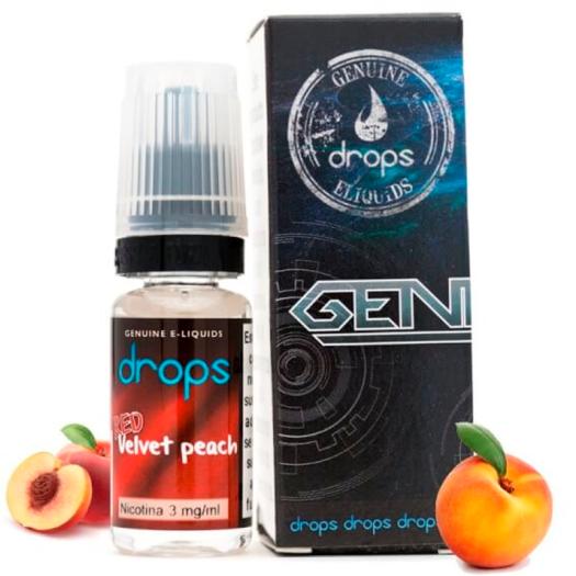 RED VELVET PEACH Drops Eliquids - Genesis RED VELVET PEACH Drops Eliquids - Genesis