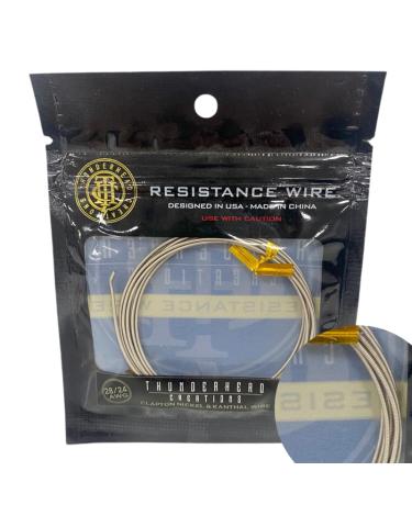 Resistance Wire Clapton Nickel & Kanthal Wire 28/24 AGW - Thunderhead Creations