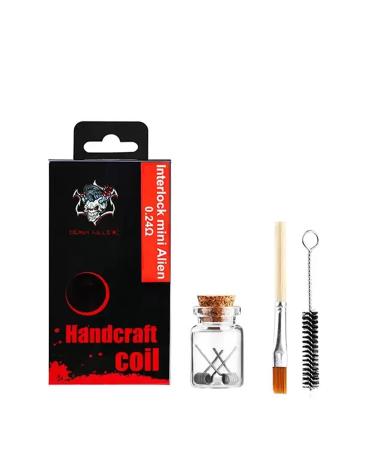 Resistencia Artesanal Interlock mini Alien 0.24ohm - Demon Killer