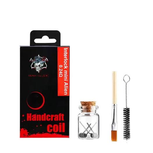 Resistencia Artesanal Interlock mini Alien 0.24ohm - Demon Killer