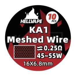 Resistencia Mesh Wire KA1 - 0.25 Ohm - Dead Rabbit M RTA - Hellvape