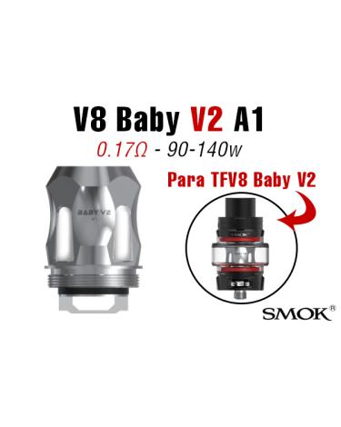 Resistencias Baby V2 A1 TFV8 V2 / TFV Mini V2 – TFV8 Baby V2 Coils