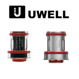 Resistencias Crown IV SS904L 0.2Ω/0.4Ω/0,23Ω (4pcs) - Uwell Coils