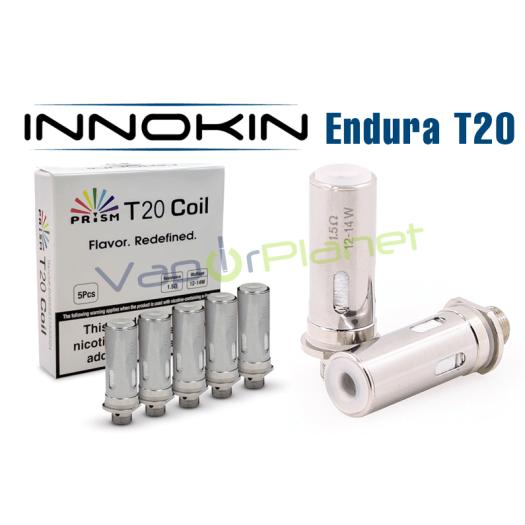 Resistencias Endura PRISM T20S - 0.8 Ohm y 1.5 Ohm – Innokin Coil Resistencias Endura PRISM T20S - 0.8 Ohm y 1.5 Ohm – Innokin Coil