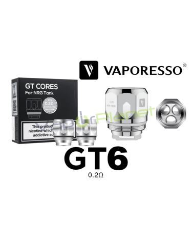 Resistencias GT6 Core 0.20 ohms – Vaporesso Coil
