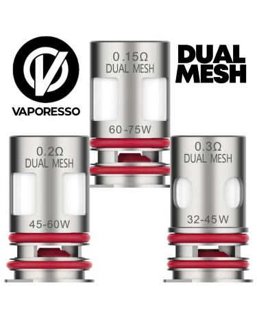 Resistencias GTX DUAL MESH Vaporesso