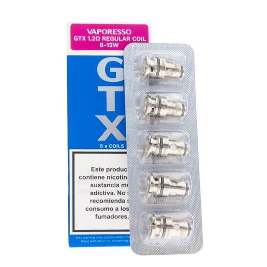 Resistencias GTX Regular 1,2 ohm - Vaporesso