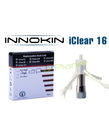 Resistencias iClear 16 Dual Coil – Innokin Coil